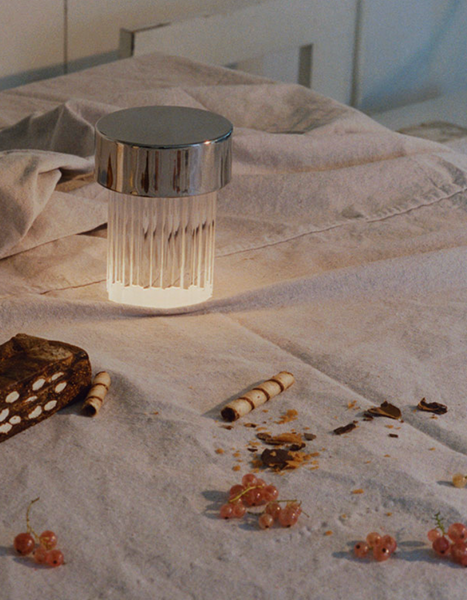 Last order fluted - oplaadbare lamp