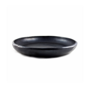 Black pottery - ronde schaal, medium - zwart CH60.6