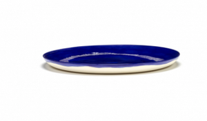 OTTOLENGHI FEAST - L bord -lapis lazuli swirl-stripes white