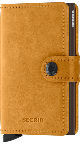Miniwallet - vintage oker - portefeuille