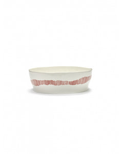 OTTOLENGHI FEAST - saladekom - white + swirl stripes red