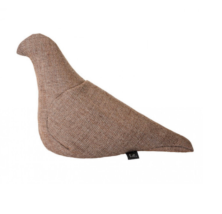 Pigeon service - gekleurde duif in vlas