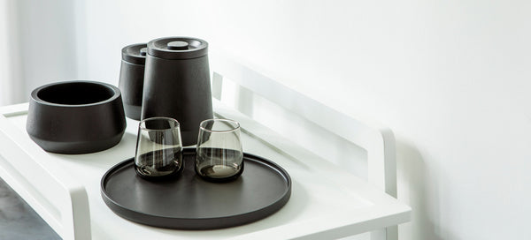 Nero tray - rond medium