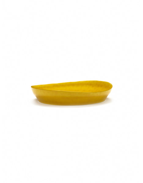 OTTOLENGHI FEAST - S serveerschaal - sunny yellow + swirl dots black
