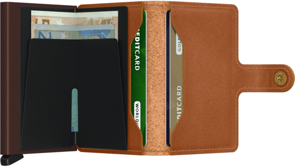 Miniwallet - original cognac/bruin- portefeuille