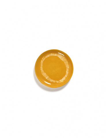 OTTOLENGHI FEAST -S bord - sunny yellow + swirl-stripes white