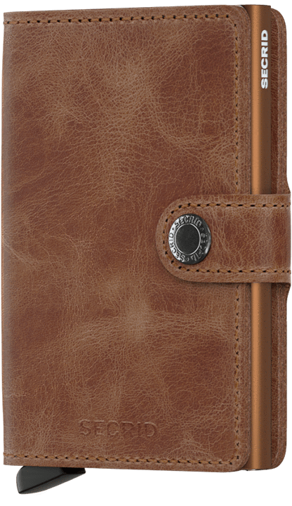 Miniwallet - vintage cognac/brown - portefeuille