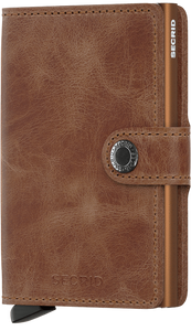 Miniwallet - vintage cognac/brown - portefeuille
