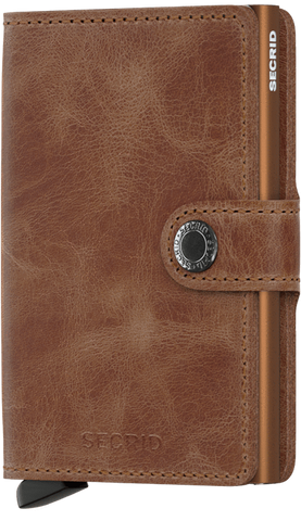 Miniwallet - vintage cognac/brown - portefeuille