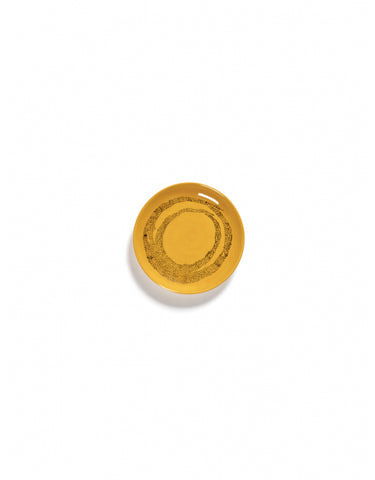 OTTOLENGHI FEAST - XS bord - sunny yellow + swirl-dots black