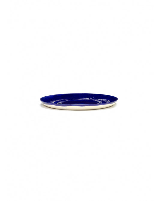 OTTOLENGHI FEAST - L bord - lapis lazuli swirl-dots white