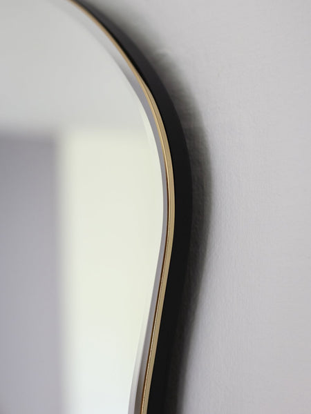 Pond spiegel - large - brass