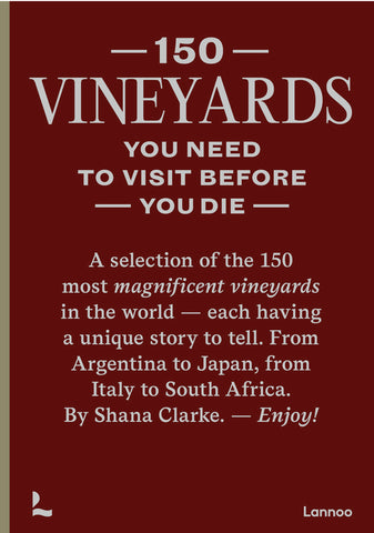 Boek - 150 vineyards you need to visit before you die