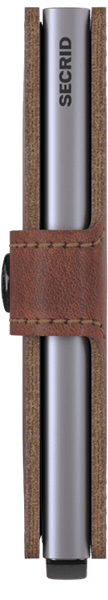 Miniwallet - vintage brown - portefeuille