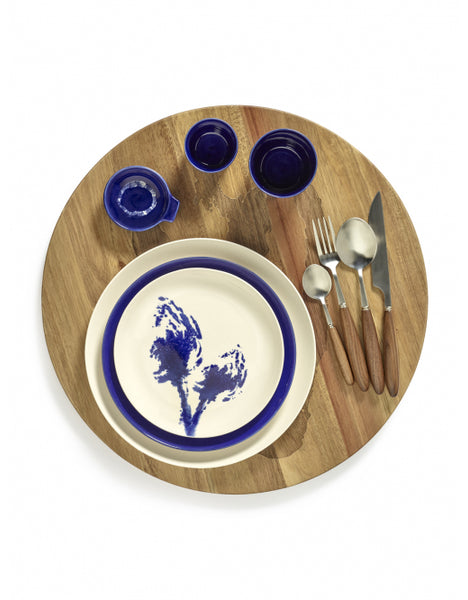 OTTOLENGHI FEAST -S bord - white + artichoke blue